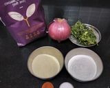 A picture of step 1 of Ragi Dosa.