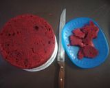 A picture of step 4 of Red Velvet Cake.