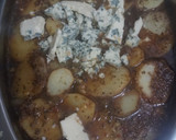 Foto del paso 6 de la receta: Papas al horno con centro de carne de cerdo ahogadas en cerveza