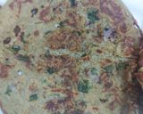 A picture of step 6 of Moong sprout dosa.