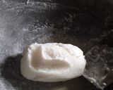 A picture of step 1 of Rice flour Rasogulla.