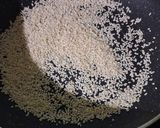 A picture of step 1 of Sesame Energy Balls.