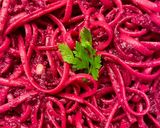 Φωτογραφία βήματος 3 της συνταγής Linguine integrale rosa pesto (ζυμαρικά ολικής άλεσης με πέστο παντζαριού) 🩷🩷🩷