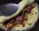Foto langkah ke 3 dari resep Bekal sekolah simpel : telor gulung sosis abon.