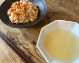 A picture of step 1 of 🦀 Crab meat with sweetened rice vinegar.
