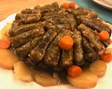 عکس مرحله 13 از دستور دلمه برگ مو لبنانی (ورق عنب -wara anab)