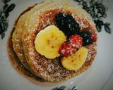 Foto langkah ke 4 dari resep Pancake Pisang Soda.