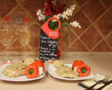 Foto del paso 4 de la receta: Salmón a la mostaza y pimientos rellenos