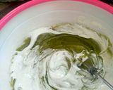 Foto langkah ke 4 dari resep 94. Japanese cheese cake #matcha.