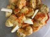 Patatas cocidas en microondas