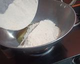 आटा देशी घी सूखे मेवे के लड्डू रेसिपी चरण 1 फोटो