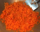 A picture of step 3 of Carrot Kheer.