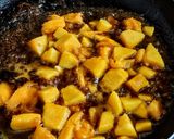 Foto del paso 1 de la receta: MIEL de Mangos🥭y Plátano🍌rellena, a la Sal Negra de Hawai..!😛
