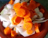 Foto del paso 2 de la receta Alubias blancas con bacalao en olla rápida