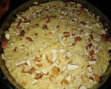 A picture of step 9 of Rajasthani special sweet.