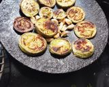 A picture of step 1 of Eggplant bharata with curd.