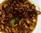 Foto langkah ke 6 dari resep Cumi Bumbu Hitam.