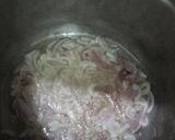 A picture of step 2 of Daal Chicken.