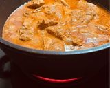 A picture of step 4 of Chicken Changezi.