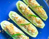 A picture of step 4 of Cucumber boat.