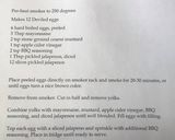 A picture of step 6 of Smoked deviled eggs.