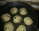 A picture of step 4 of Bajra makki appe.