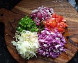 A picture of step 2 of Cabbage Omelette.