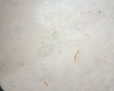 A picture of step 4 of Amritsari kulcha with mutton mince without oil.