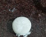A picture of step 2 of Rice flour poori.