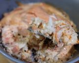 Foto langkah ke 8 dari resep Salmon Mentai Rice.