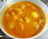 A picture of step 4 of Stuffed Tinda Curry.