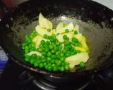 A picture of step 1 of Dhaba style aloo matar ki sabzi.
