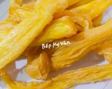 Hình bước làm 1 của món Canh chay rong biển đậu hủ,nấm hương và tàu hủ ky