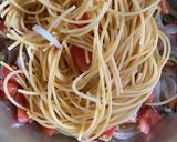 A picture of step 4 of Tomato Pasta.