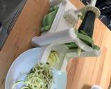 Courgetti with meatballs