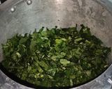 A picture of step 7 of Sarson Da Saag.