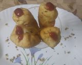 A picture of step 4 of Sprouts Cone Chaat.
