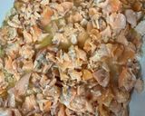 A picture of step 3 of Sweet Potato and Salmon Parmentier with Orange.