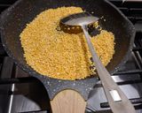 A picture of step 1 of Methi Moong Dal Sabzi.
