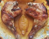 Foto del paso 8 de la receta Muslos de Pollo al horno con espécies Barbacoa, Limón y Brandy