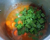 Foto del paso 6 de la receta: Falda de ternera con judías verdes y alcachofas