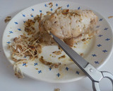 Foto del paso 25 de la receta: Pechuga de pollo rellena de berenjena y queso al horno