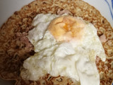 Crepes de atún, tomate y huevo