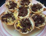 Foto del paso 4 de la receta: Mini tartas de carne y queso