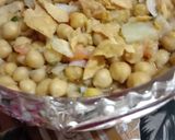 A picture of step 5 of Signature Chana Chat 🤤🤤🤤.