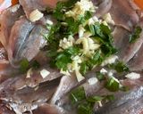 Foto del paso 3 de la receta Boquerones al limón con harina de garbanzo
