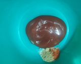A picture of step 1 of Bhelpuri (instant without tarmarid chutney and green chutney).