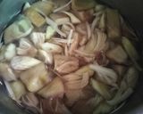 A picture of step 1 of Raw Jackfruit curry.