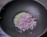 A picture of step 2 of Broccoli Rice.