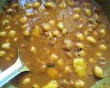 आलू छोले (aloo chole recipe in hindi) रेसिपी चरण 7 फोटो